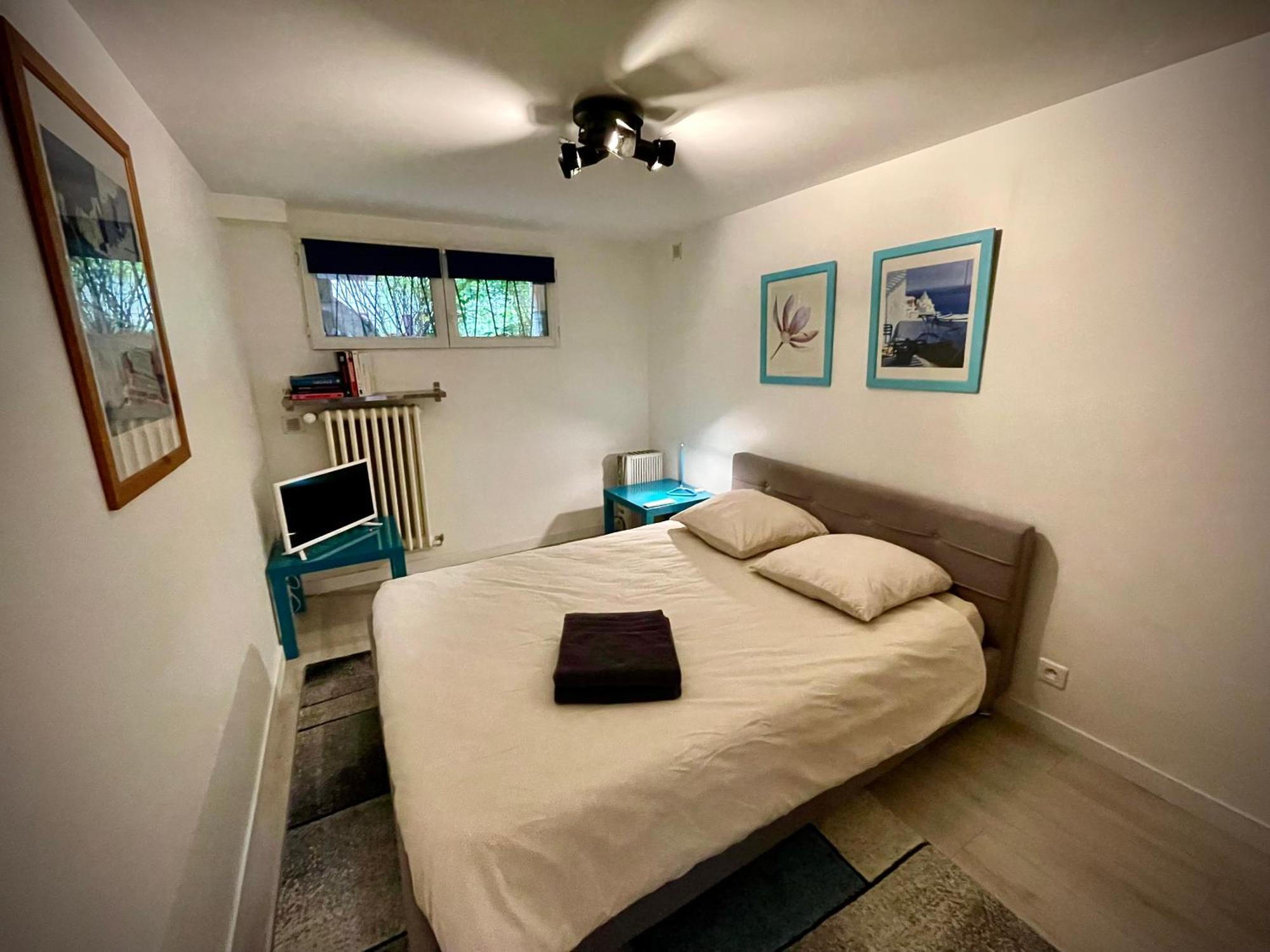 Appartement Cosy, Independant Avec Jardin Meudon Bagian luar foto