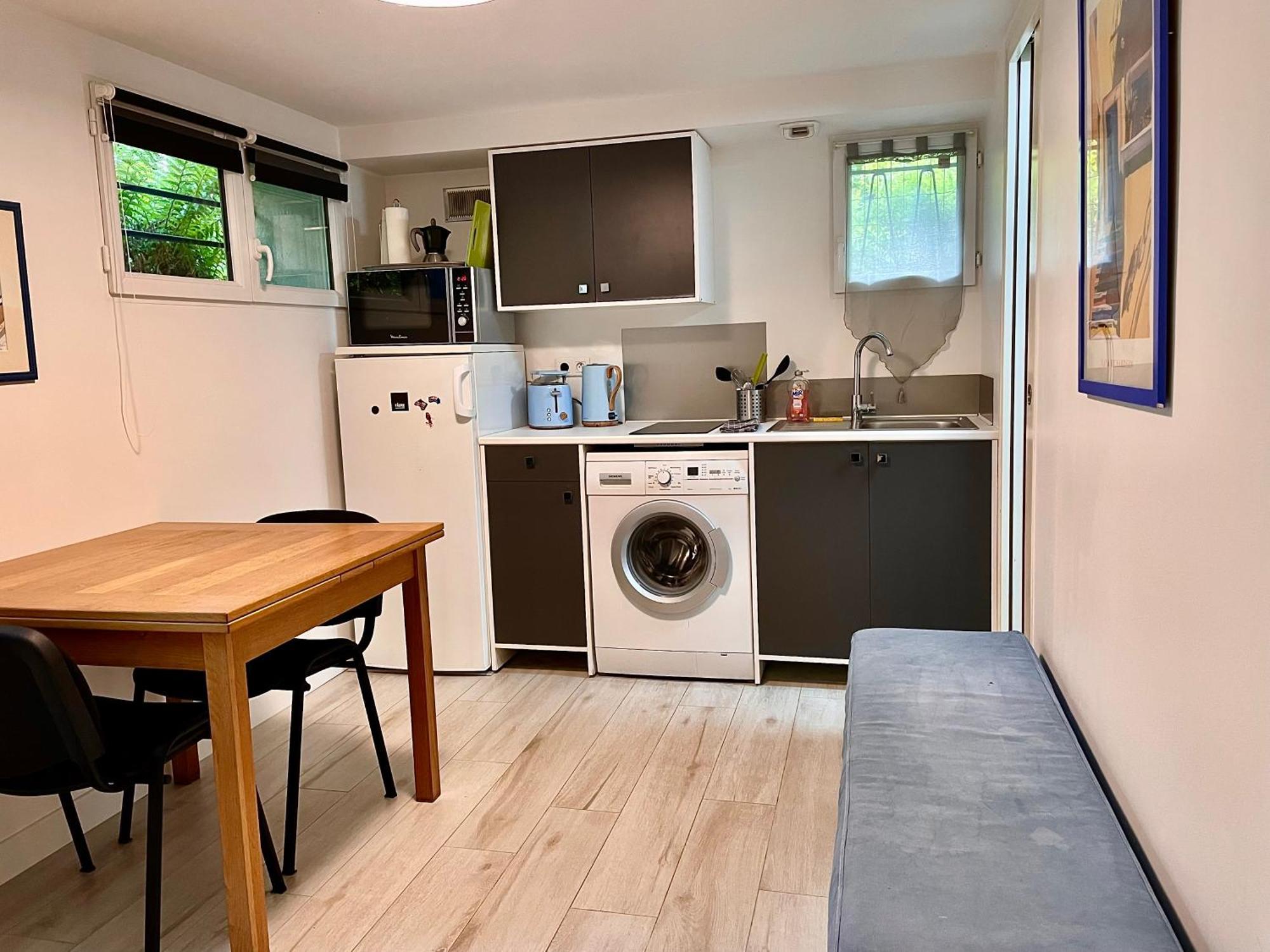 Appartement Cosy, Independant Avec Jardin Meudon Bagian luar foto